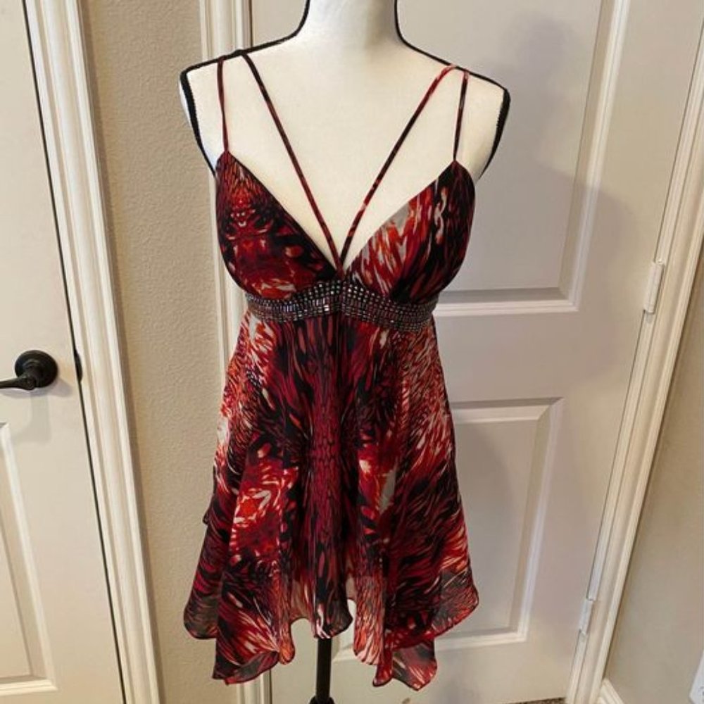 BeBe empire waist top with adjustable straps - SM